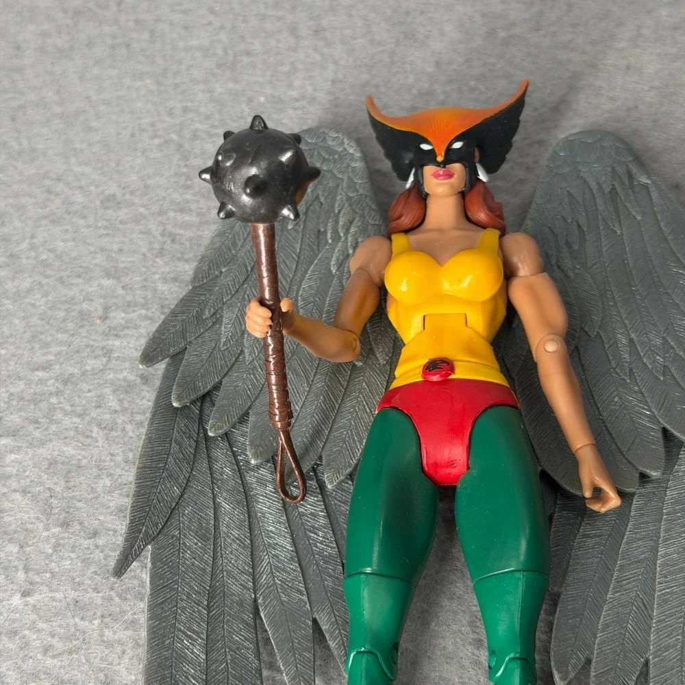 Mattel DC Universe Classics Hawkgirl V4445 Wings Mace Incomplete Loose Figure